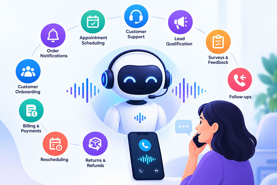 10 Ways Businesses Can Use AI Voice Agents to Automate Customer Calls