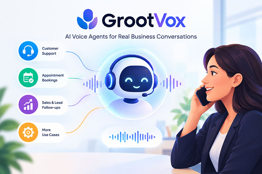 Introducing GrootVox: AI Voice Agents for Real Business Conversations